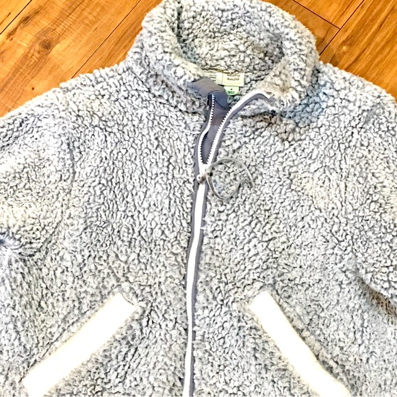 Anthropologie Saturday Sunday Sherpa coat jacket teddy bear style fuzzy … - Picture 2 of 10